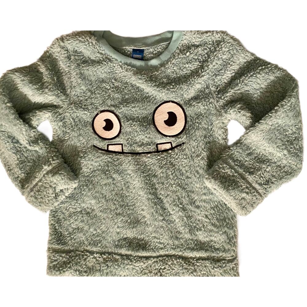 Boys Fluffy Monster Top and Pant Outfit Size 5T - Picture 4 of 9